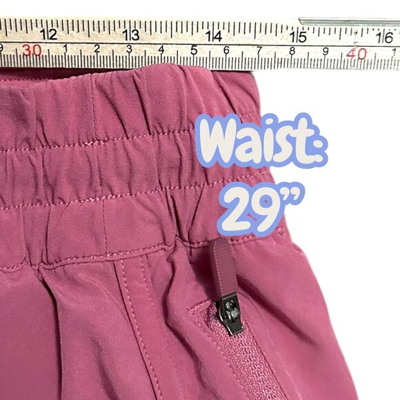 Lululemon Tracker Short V *4" Size 12 Lush Pink Swiftly Running Athletic Track - Picture 8 of 11